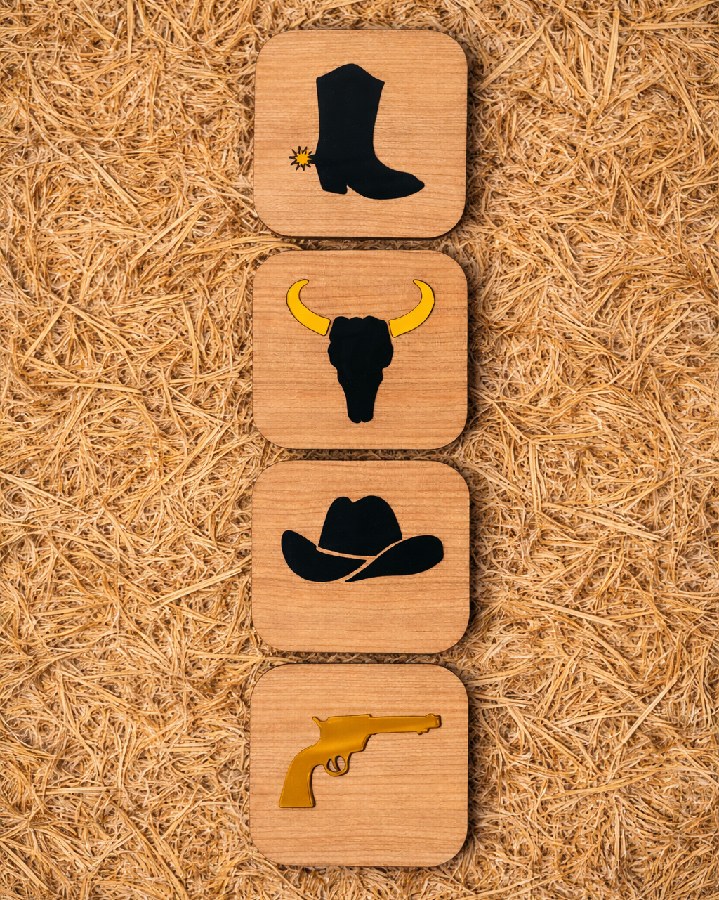 Cowboy Coaster Set